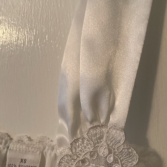 Cabernet Women’s Satin & Lace Full Slip Nightgown - Picture 6 of 8